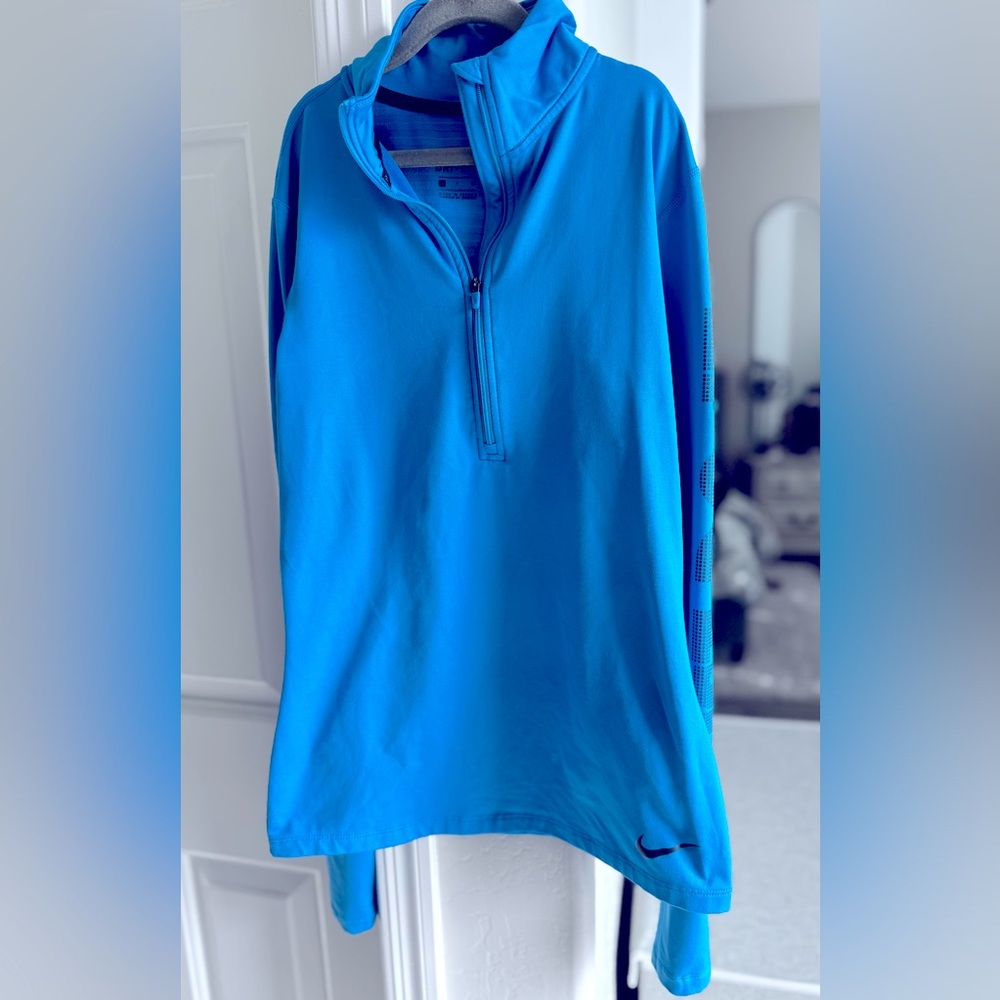 Nike Dri-Fit half zip long sleeve women’s jacket small GUC